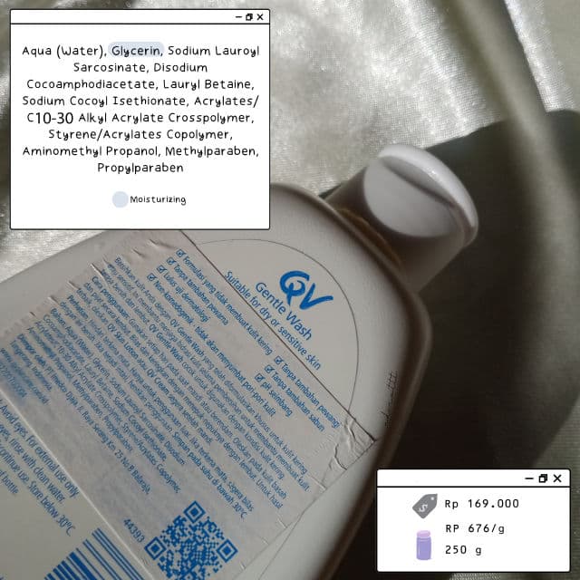 QV Skincare Gentle Wash review photo by ndirut