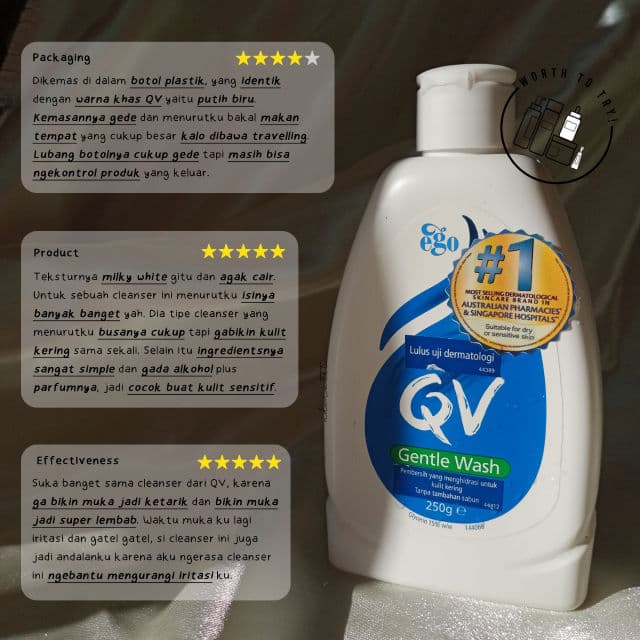 QV Skincare Gentle Wash review photo by ndirut