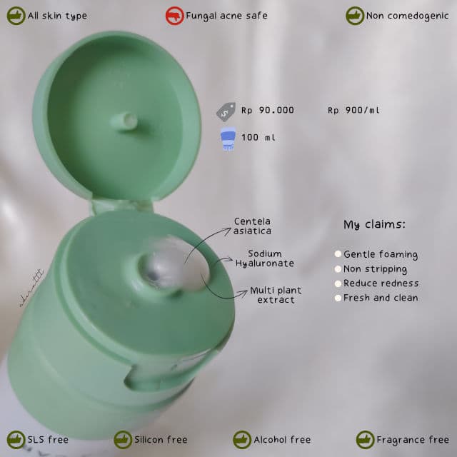 JARTE Beauty Cica Care Gentle Wash review photo by ndirut