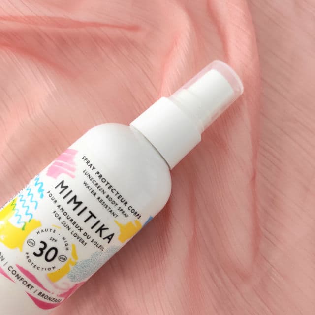 Mimitika Sunscreen Body Spray Water Resistant SPF 30 review photo by needtoglowup