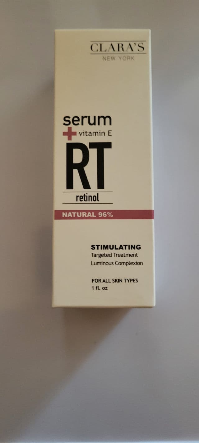 Clara's New York Vitamin E + RT Retinol Stimulating Facial Serum review photo by nerdaboutskin