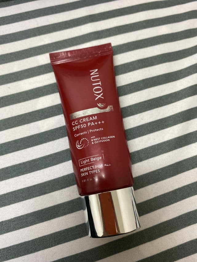 Nutox CC Cream SPF50 PA+++ - Light Beige review photo by nesaaa