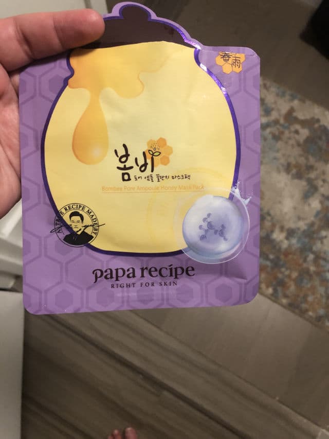 PAPA RECIPE Bombee Pore Ampoule Honey Mask Pack review photo by nickyzb