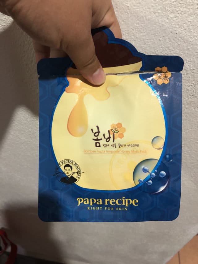 PAPA RECIPE Bombee Pepta Ampoule Honey Mask Pack review photo by nickyzb