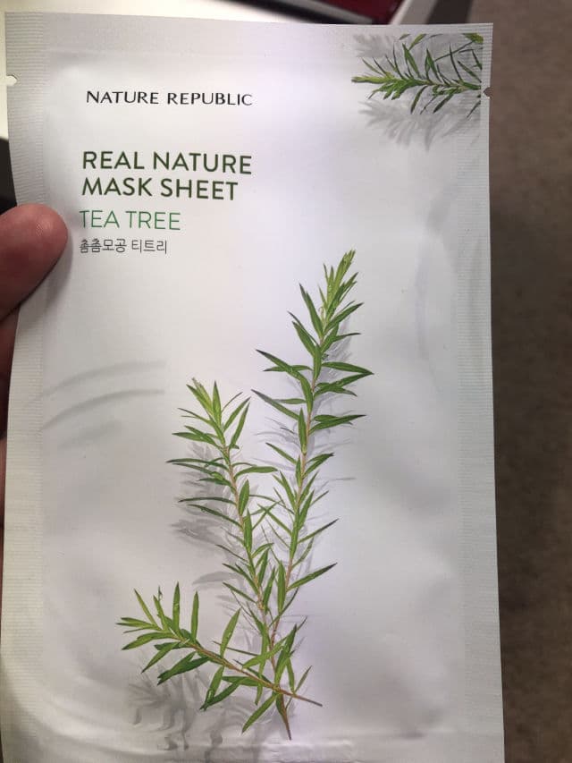 NATURE REPUBLIC Real Nature Tea Tree Mask Sheet review photo by nickyzb
