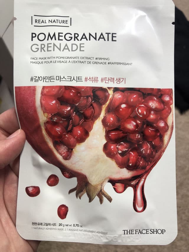 THE FACE SHOP Real Nature Face Mask (Pomegranate) review photo by nickyzb