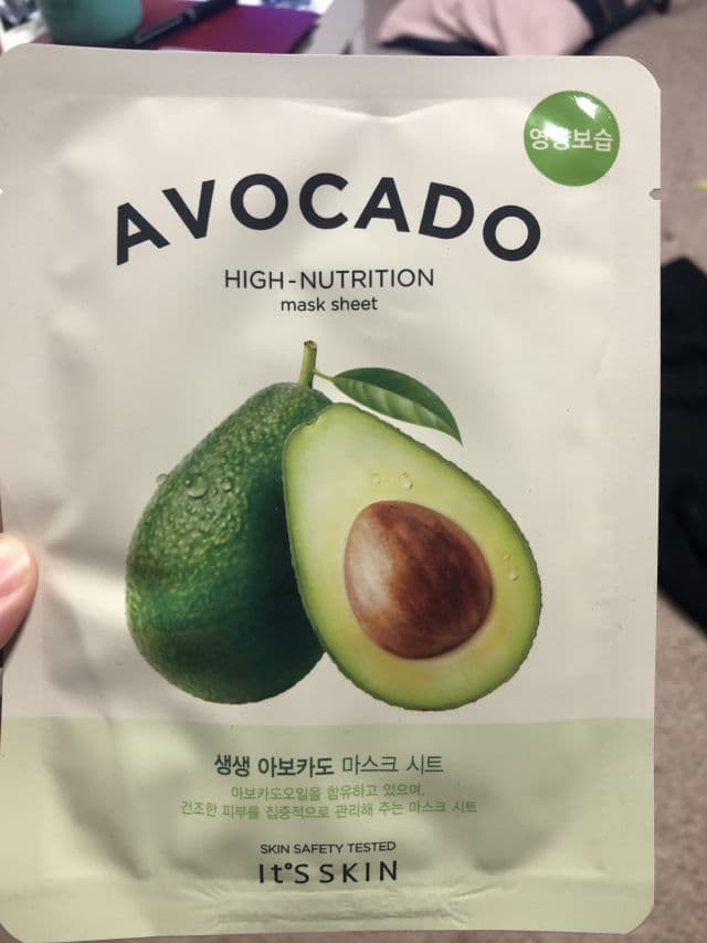 IT'S SKIN The Fresh Sheet Mask Avocado	 review photo by nickyzb