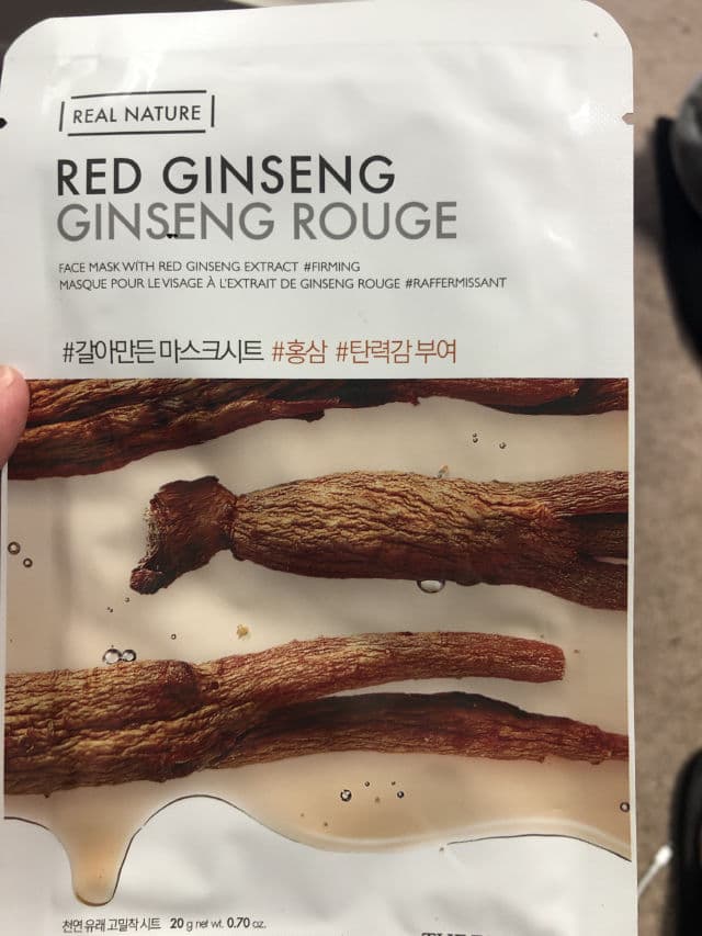 THE FACE SHOP Real Nature Face Mask (Red Ginseng) review photo by nickyzb