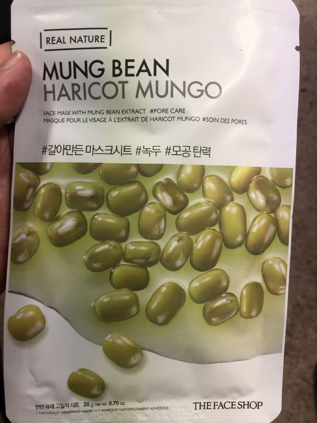 THE FACE SHOP Real Nature Face Mask (Mung Bean) review photo by nickyzb