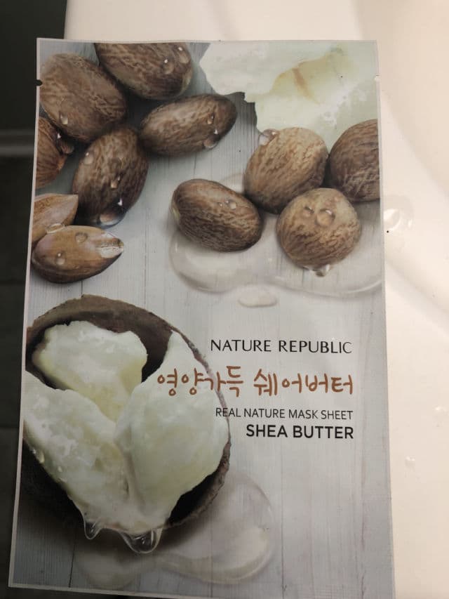 NATURE REPUBLIC Real Nature Shea Butter Mask Sheet review photo by nickyzb