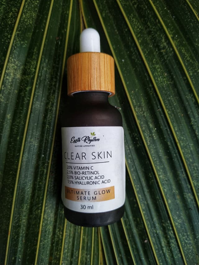 Earth Rhythm Clear Skin Ultimate Glow Serum review photo by thelittlegirlblogs