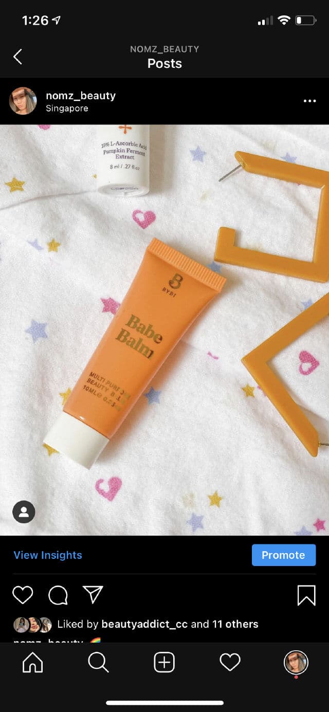 BYBI Beauty Babe Balm review photo by nomzbeauty