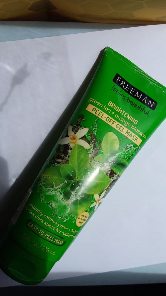 Freeman Brightening Green Tea & Orange Blossom Peel-Off Gel Mask review photo by nrzlkha