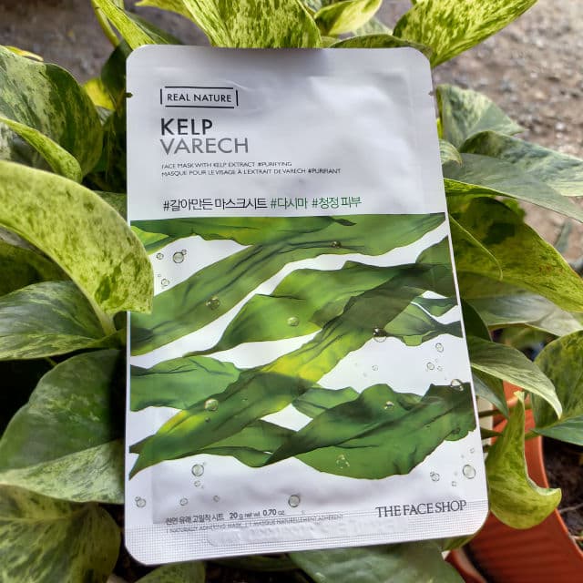 THE FACE SHOP Real Nature Face Mask (Kelp) review photo by nuTELLA