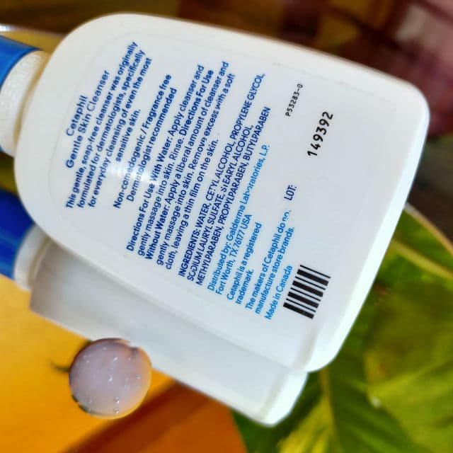 Cetaphil Gentle Skin Cleanser review photo by nuTELLA