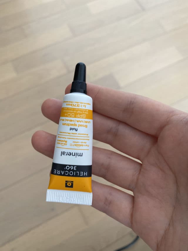 Heliocare Mineral Fluid SPF 50+ review photo by nurg