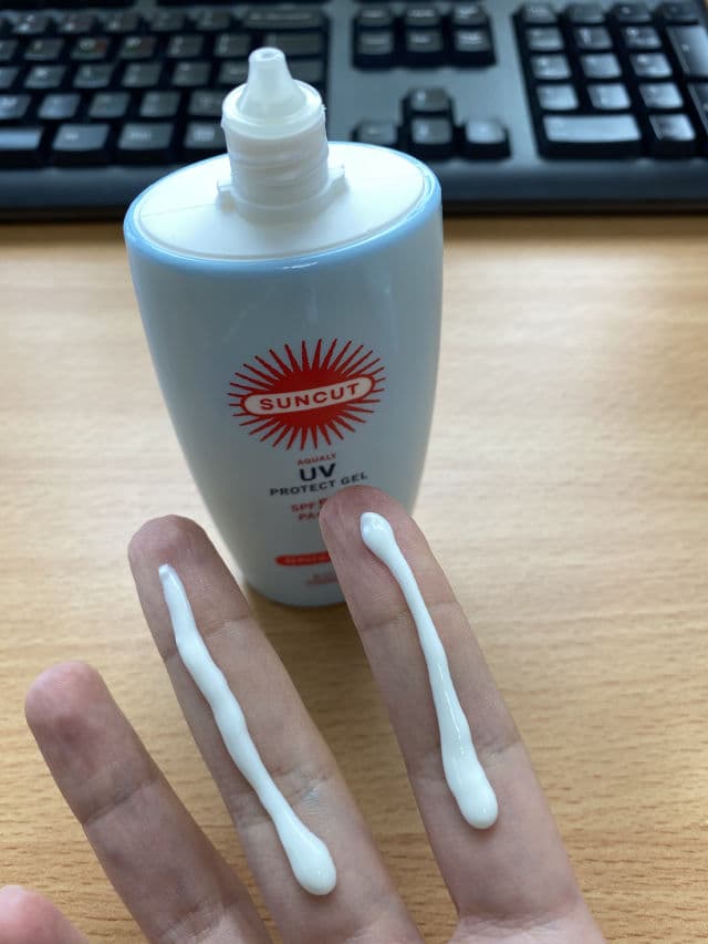 Kose SunCut UV Protect Gel SPF 50 review photo by nurg