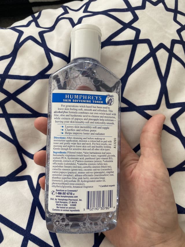 Humphreys Lilac Witch Hazel Skin Softening Toner review photo by nurg