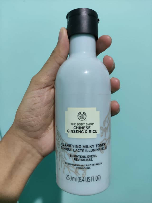 The Body Shop Chinese Ginseng & Rice Clarifying Milky Toner review photo by nurulariatama