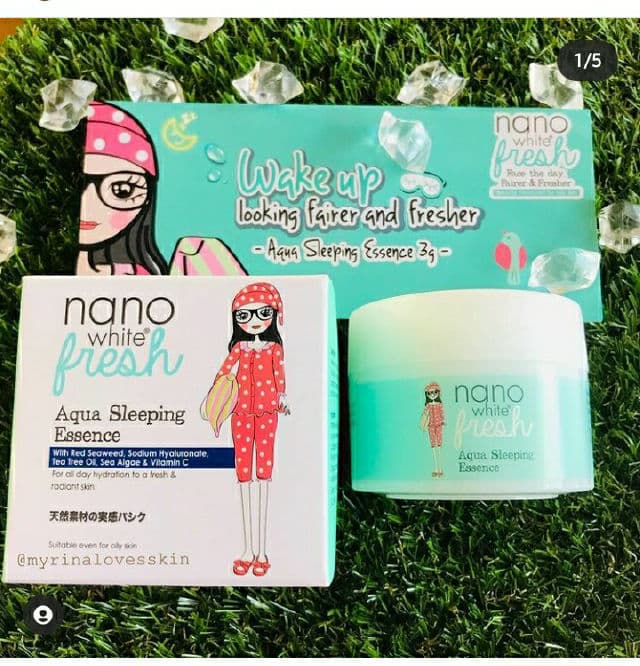 Nano White Fresh Aqua Sleeping Essence review photo by myrinA