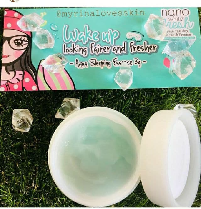 Nano White Fresh Aqua Sleeping Essence review photo by myrinA