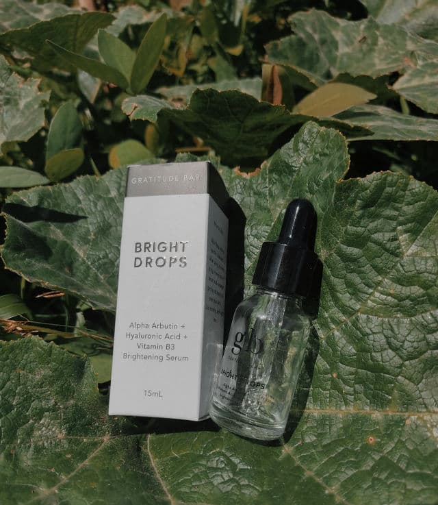 Gratitude Bar Bright Drops - Alpha Arbutin Hyaluronic Acid Vitamin B3 Brightening Serum review photo by nyannieee