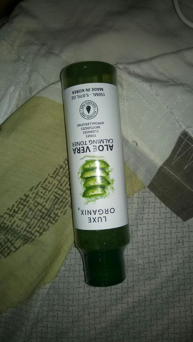 Luxe Organix 98% Aloe Vera Calming Toner review photo by oanfoan