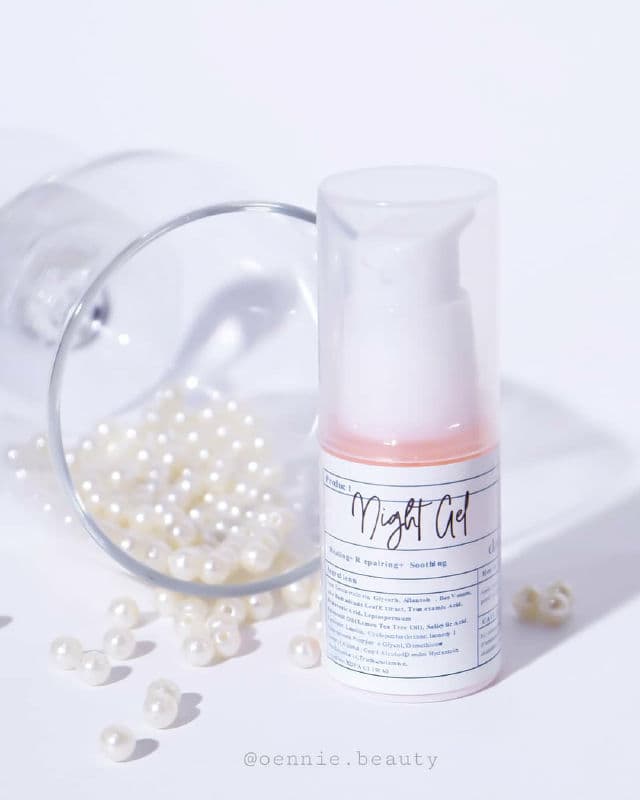 datglowskin Night Gel review photo by oenniebeauty