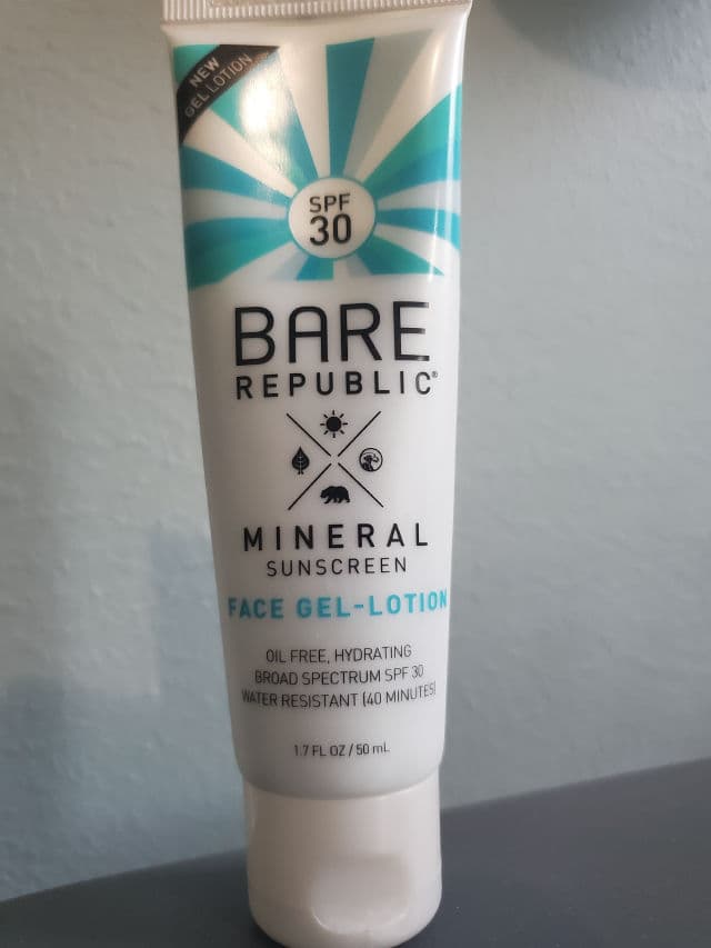 Bare Republic Mineral SPF 30 Face Sunscreen Gel-Lotion review photo by ohman