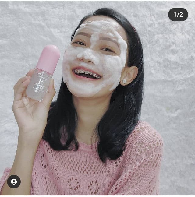 Azarine Vitamin Lab Bubble On Me Deep Mask Cleanser review photo by olipanggi