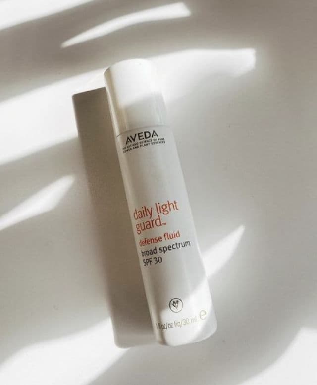 Aveda Daily Light Guard Defense Fluid Broad Spectrum SPF 30 review photo by orlandoesthetician