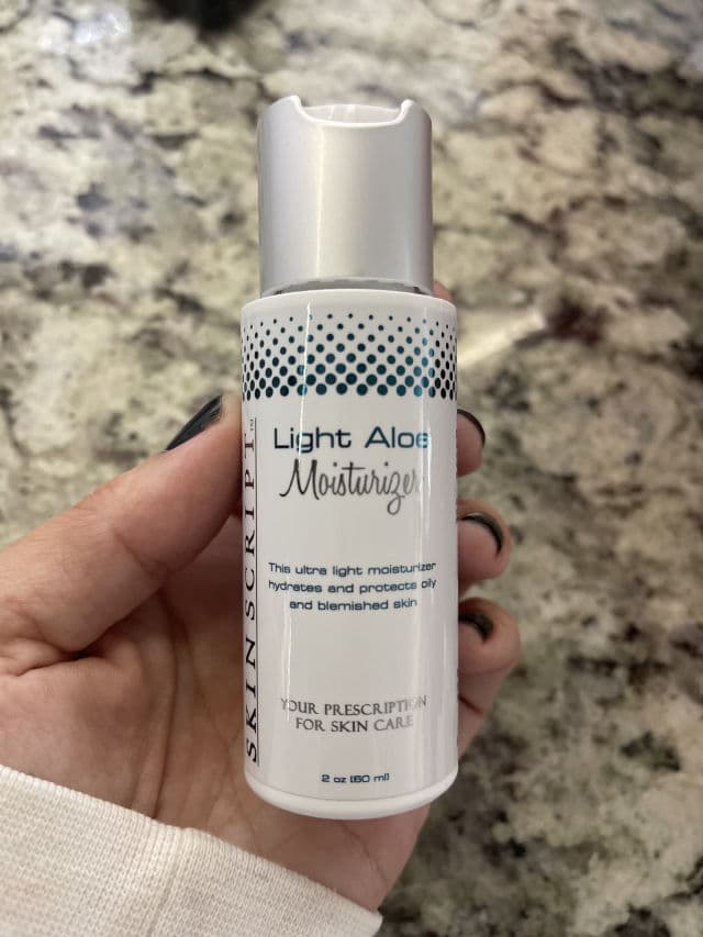 Skin Script Light Aloe Moisturizer review photo by orlandoesthetician
