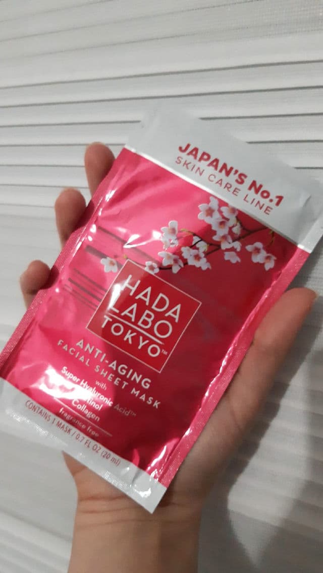 Hada Labo Anti-Aging Facial Sheet Mask (Fragrance Free) review photo by our365skin