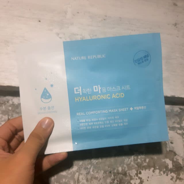 NATURE REPUBLIC Real Comforting Mask Sheet - Hyaluronic Acid review photo by paeuwlin