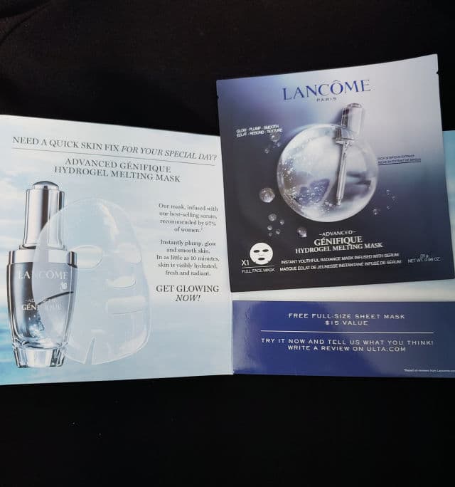 Lancome Advance Genifique Hydrogel Melting Sheet Mask review photo by Influjessy6