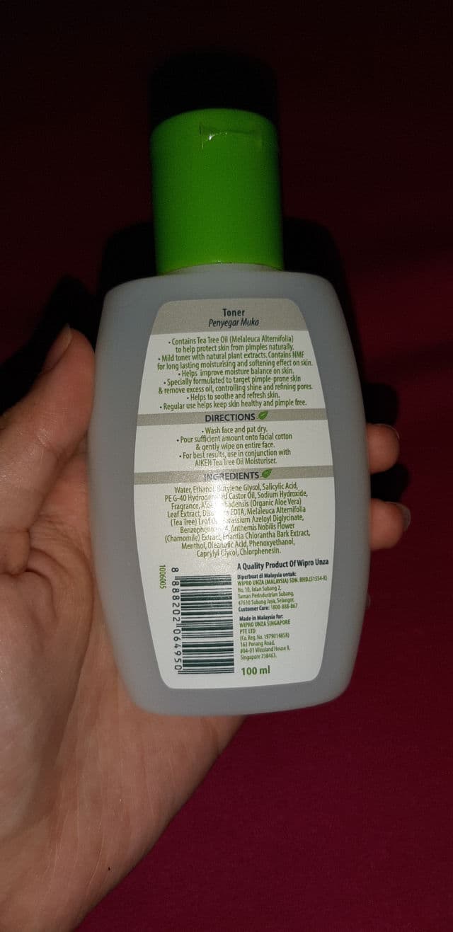 Aiken Tea Tree Oil Toner review photo by peachyffl