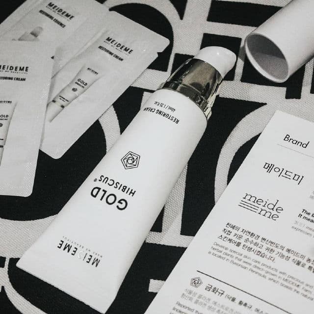 meideme Gold Hibiscus Restoring Cream review photo by perssayshi