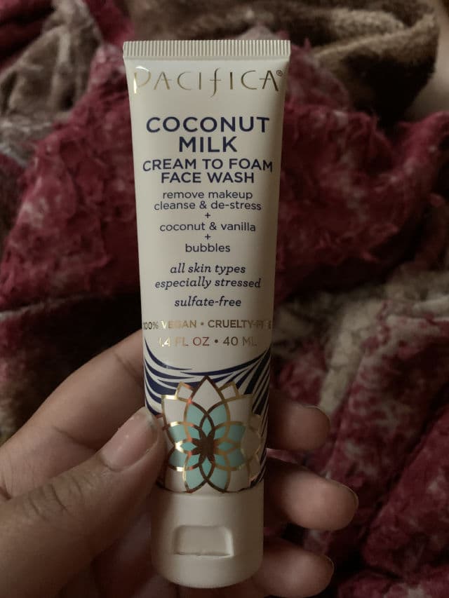 Pacifica Coconut Milk Cream to Foam Face Wash review photo by petalonway