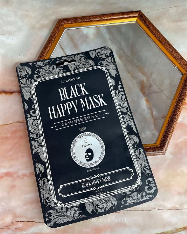 KOCOSTAR Black Happy Mask review photo by picklebeans