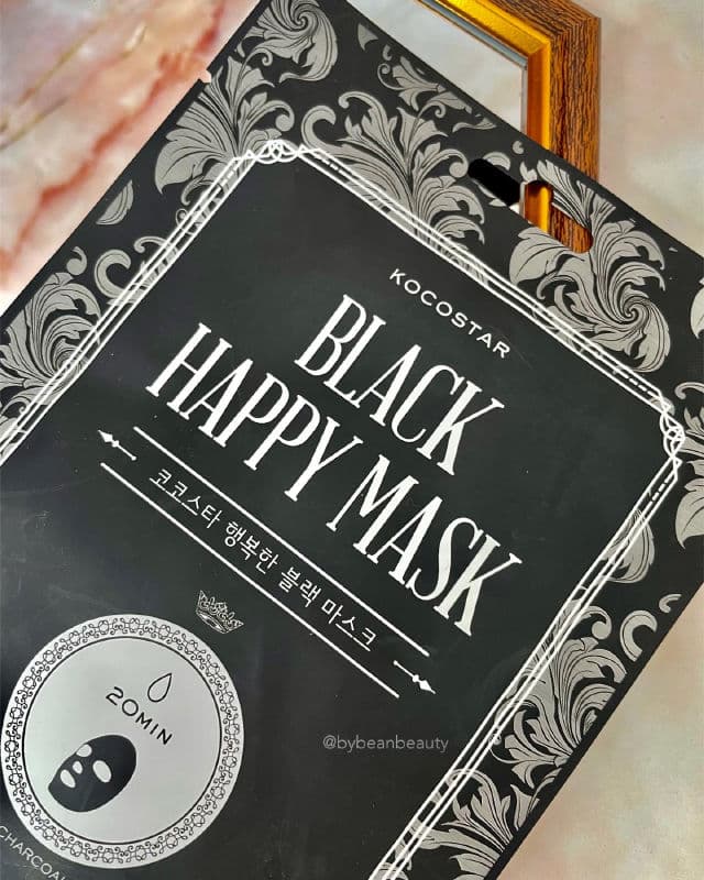 KOCOSTAR Black Happy Mask review photo by picklebeans
