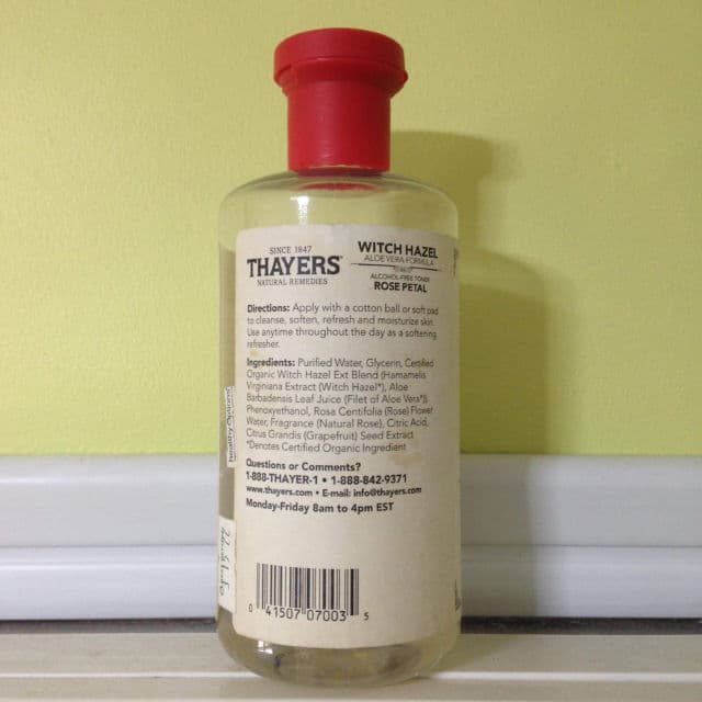 Thayers Alcohol-Free Rose Petal Witch Hazel Toner review photo by pickthatskincare