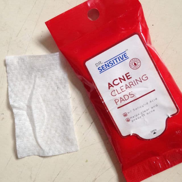 Dr. Sensitive Acne Clearing Pads review photo by pickthatskincare