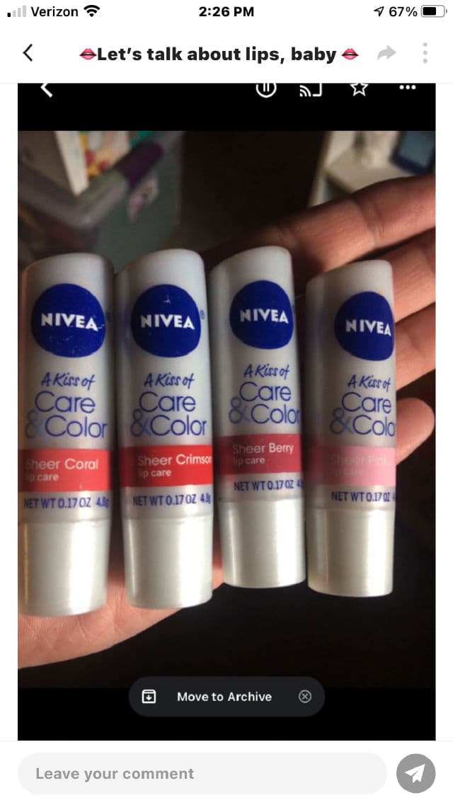 Nivea Care & Colour Lip Balm - Red review photo by kimbeauty