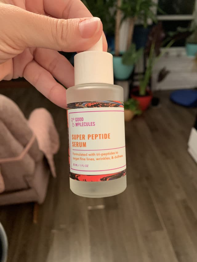 Good Molecules Super Peptide Serum review photo by plantlovingintrovert