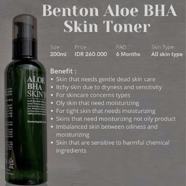 BENTON Aloe BHA Skin Toner review photo by poetrydiane