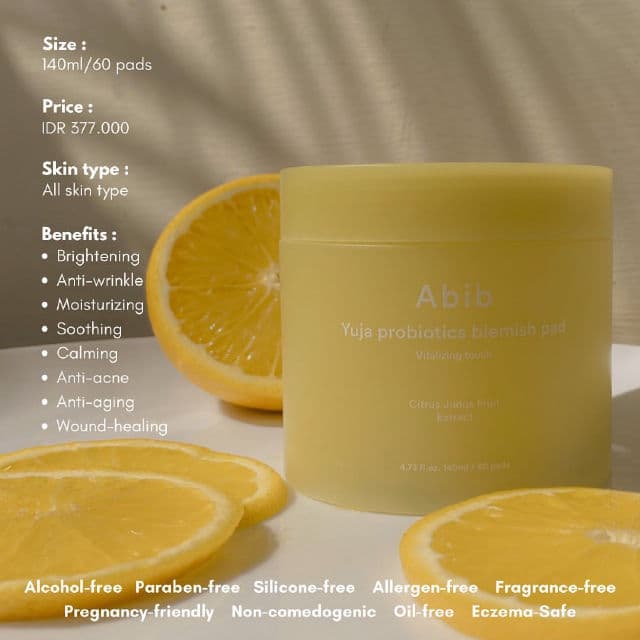 Abib Yuja Probiotics Blemish Pad Vitalizing Touch review photo by poetrydiane