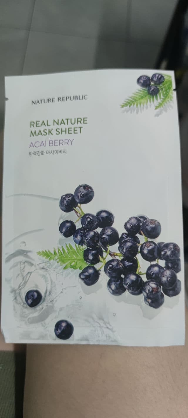 NATURE REPUBLIC Real Nature Mask Sheet - Acai Berry review photo by poyee