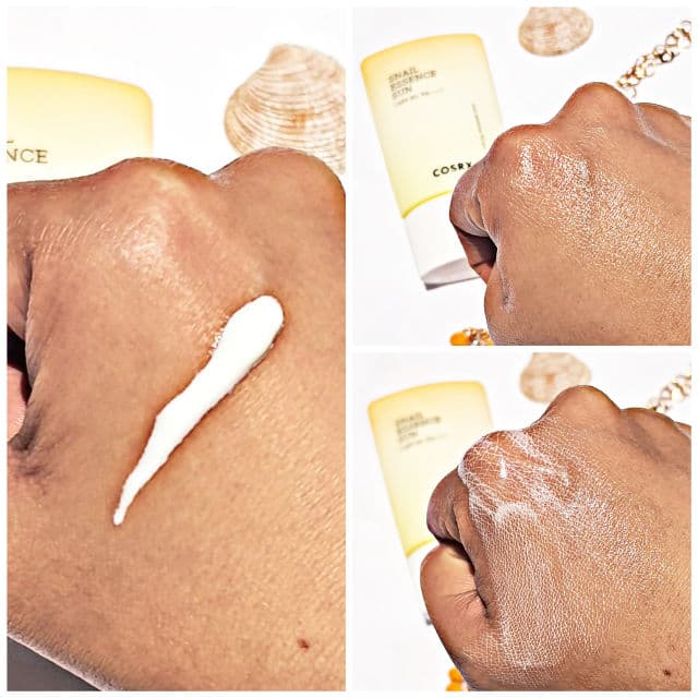 COSRX Shield Fit Snail Essence Sun SPF50+ PA+++ review photo by prisci