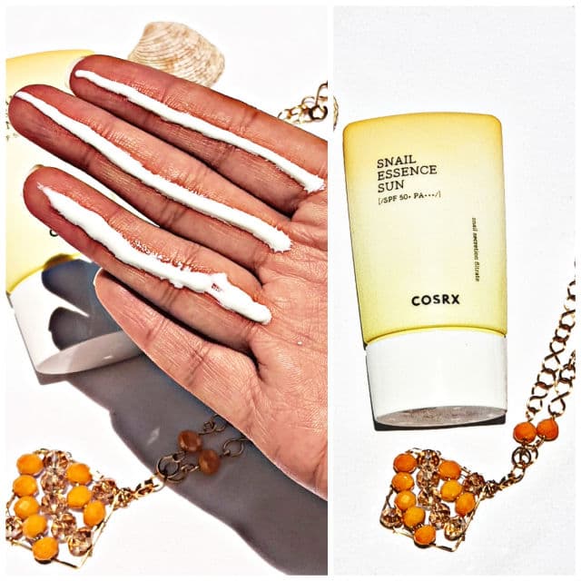 COSRX Shield Fit Snail Essence Sun SPF50+ PA+++ review photo by prisci