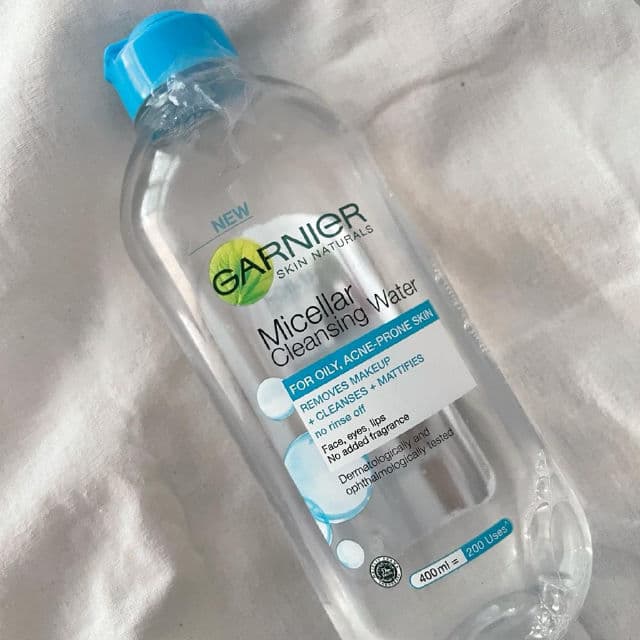 Garnier Micellar Cleansing Water For Oily Acne-Prone Skin review photo by pristine
